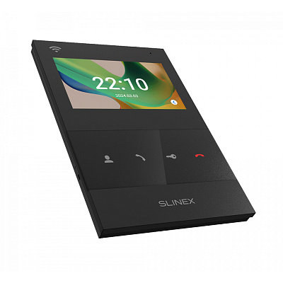 картинка Slinex SQ-04N Cloud цвет черный. 4" Цветной домофон c программной детекцией движения от компании Intant